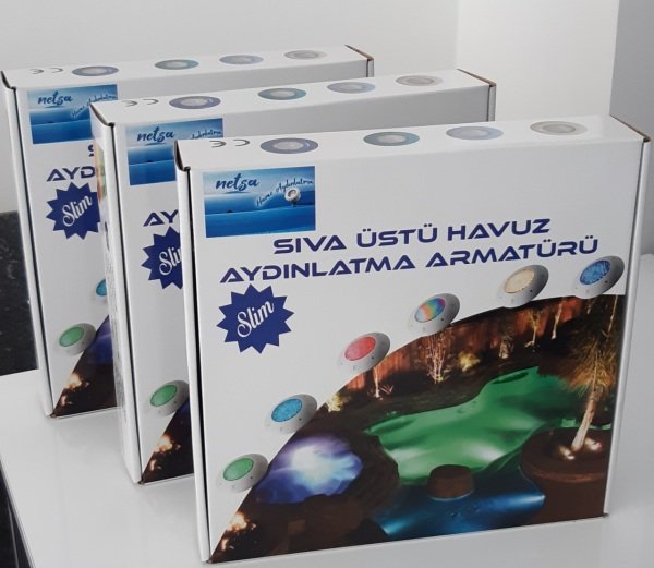 SIVA ÜSTÜ LED LAMBA Kırmızı 18w