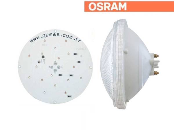 OSRAM TEK RENKLİ PAR56 9 POWER LED'Lİ AMPUL