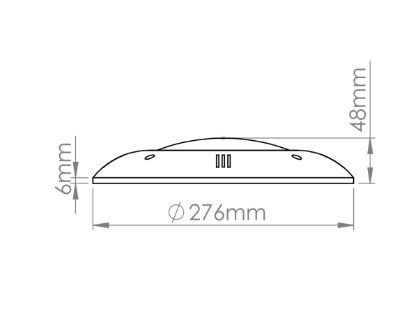 SIVA ÜSTÜ LED LAMBA Mavi 18w