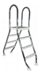 Platformlu Paslanmaz Merdiven