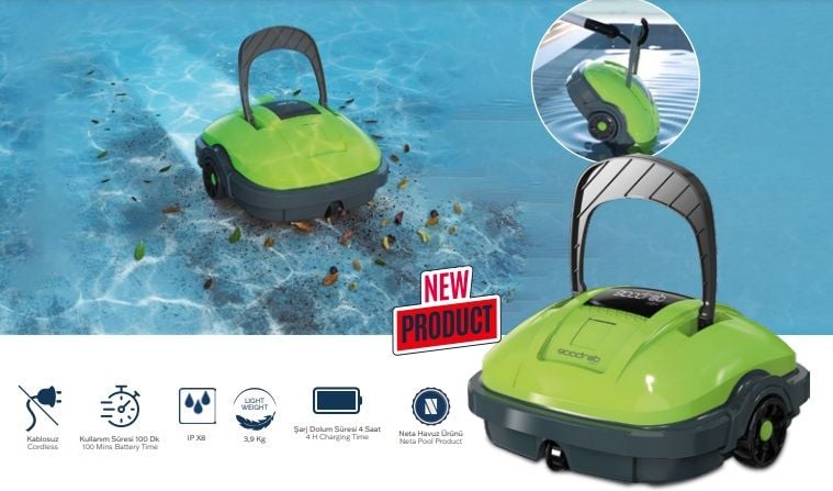 Kablosuz Havuz Zemin Temizleme Robotu