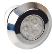 GÖVDE ABS PASLANMAZ 3 POWER LEDLİ BORUYA GEÇME