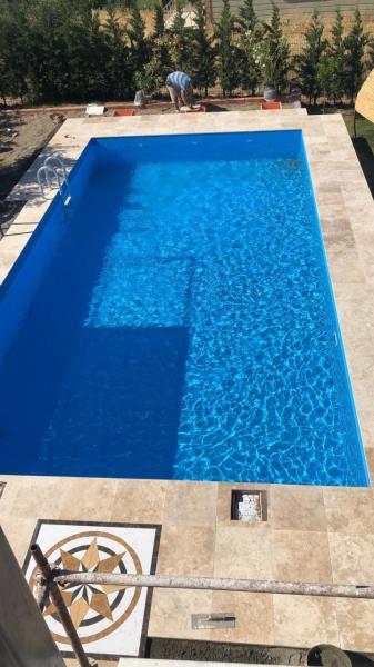 Prefabrik Dörtköşe Havuz Yapımı  6X12