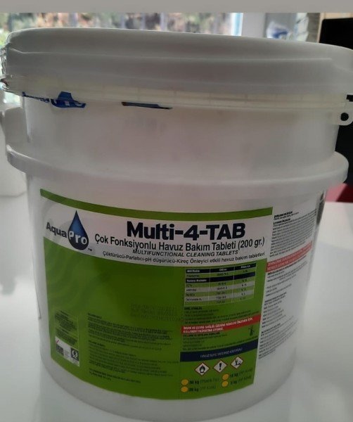 90 Multi -4 Tablet Klor  200GR  10KG Kova