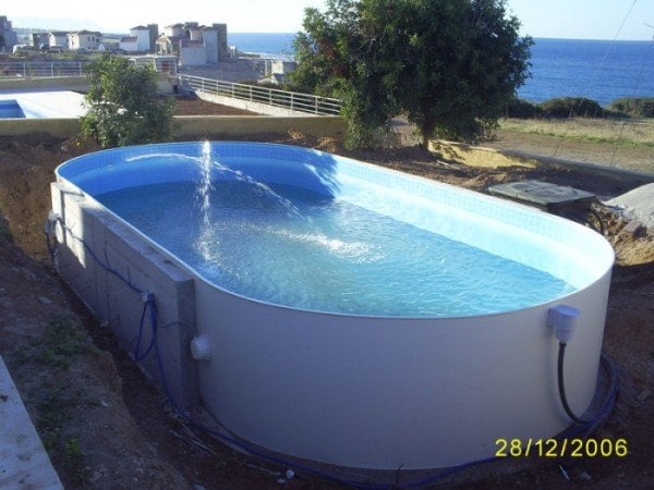 Prefabrik Oval Havuzlar  3X6